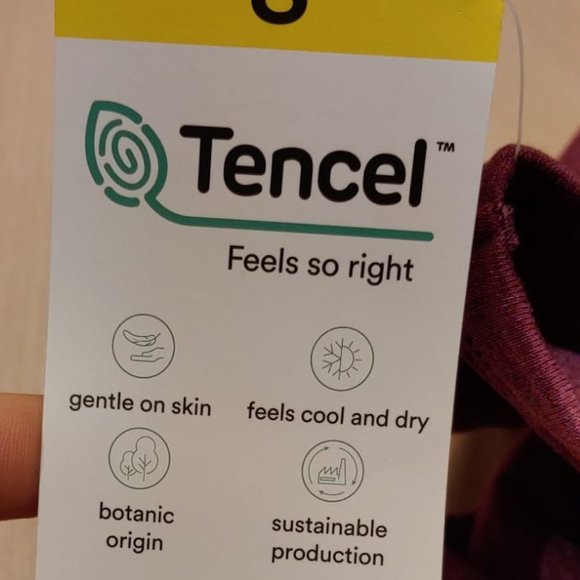 TUFF Women Athletics Long Sleeve Active Sweatshirt --Berry Melange - Picture 7 of 8